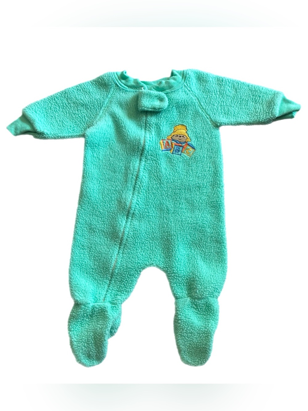 Vintage Embroidered Paddington Bear Footie Pajamas